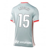 Camiseta Atletico Madrid Clement Lenglet #15 Visitante Equipación para mujer 2024-25 manga corta